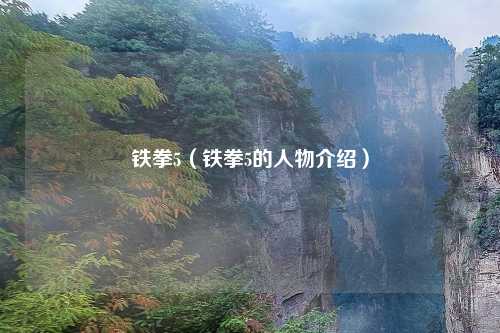 铁拳5（铁拳5的人物介绍）