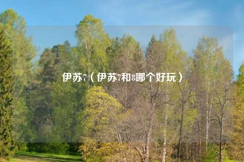 伊苏7（伊苏7和8哪个好玩）