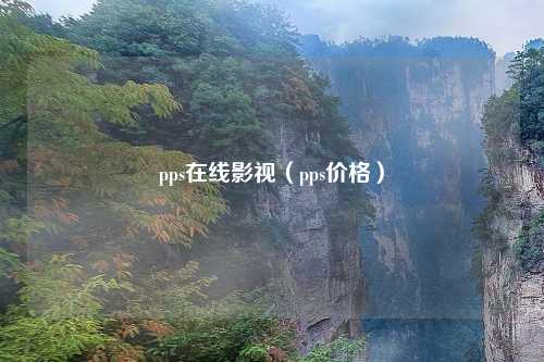 pps在线影视（pps价格）