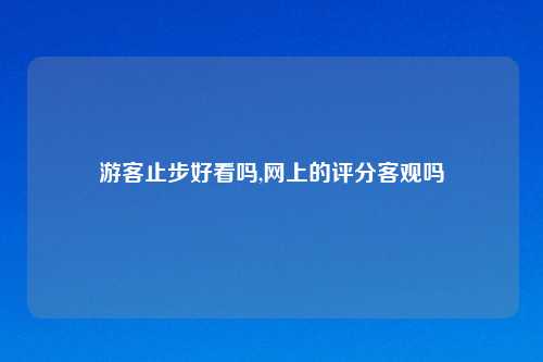 游客止步好看吗,网上的评分客观吗