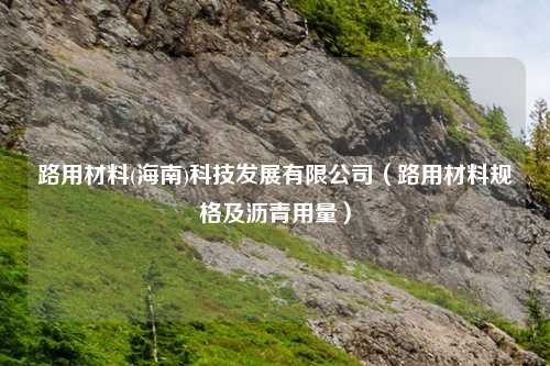 路用材料(海南)科技发展有限公司（路用材料规格及沥青用量）