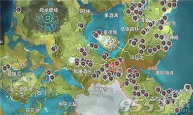 原神松果哪里多？轻策庄、翠玦坡等区域高密度松果点位分享！