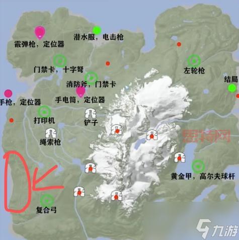 森林地图大全：全地图位置与必备物资汇总