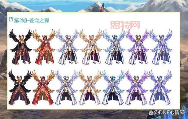 dnf天空套一览表长啥样？全套天空外观高清图！