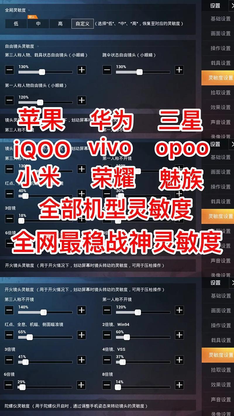 吃鸡最稳灵敏度图片怎么找？这几张图你必须收藏！