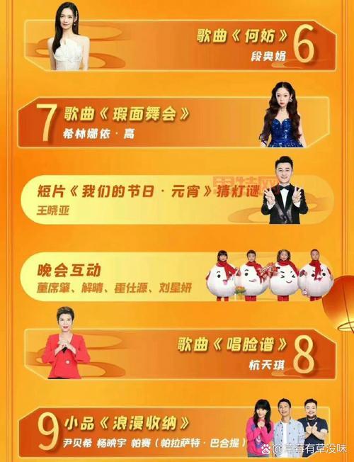 2012元宵晚会节目单揭秘，都有哪些明星参加？