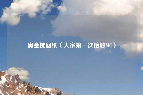 奥金锭图纸（大家第一次接触MC）
