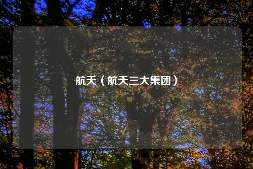 航天（航天三大集团）