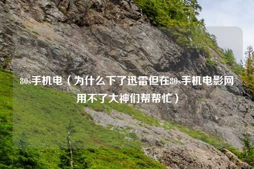 80s手机电（为什么下了迅雷但在80s手机电影网用不了大神们帮帮忙）
