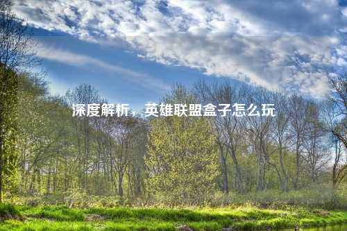 深度解析，英雄联盟盒子怎么玩